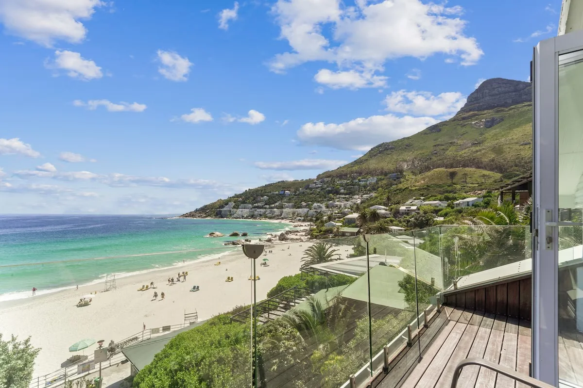 Clifton Fourth Beach viewed from Bungalow 69